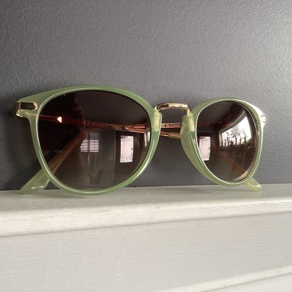 Mint Green Castro Sunglasses - Picture 3 of 9